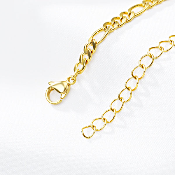 Custom Hexagon Alphabet Anklet - Accessories for shoes