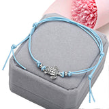 Beach Turtle Charm String Anklet Bracelet - Accessories for shoes