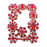 Rhinestone Crystal Diamond Square Shoe Buckle - Accessories for shoes