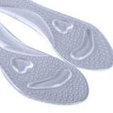 One-pair Transparent Insoles High Heels Silicone Foot Cushion Arch Support Shoes Pad