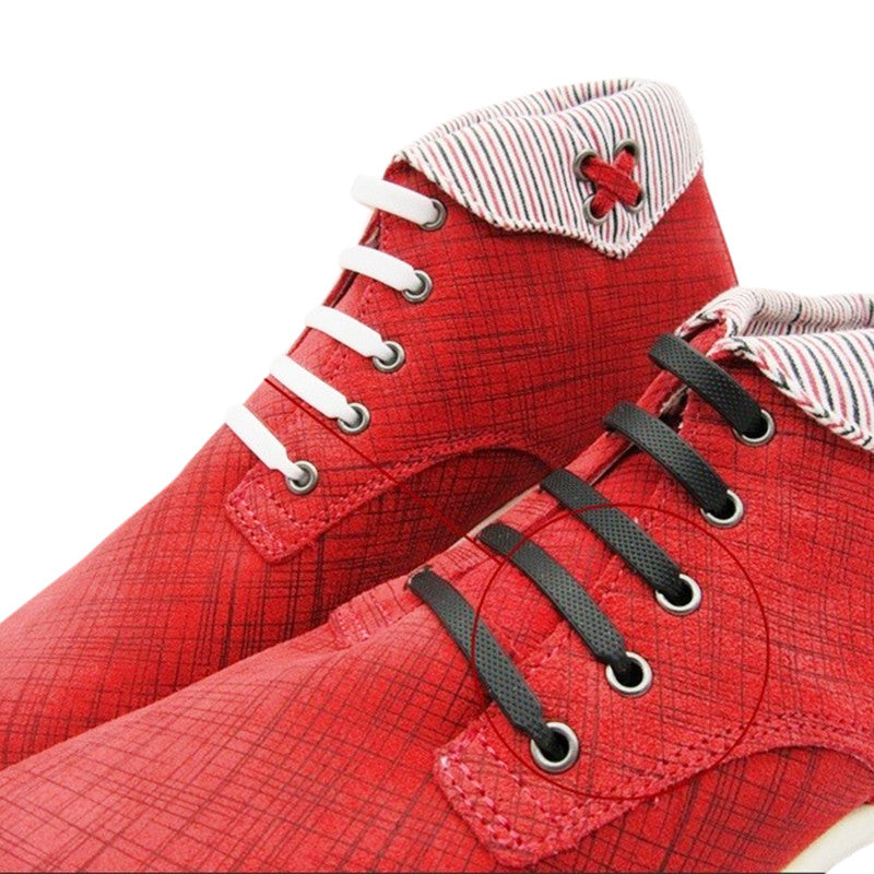 No-Tie Flat Elastic Silicone Shoelaces - Accessories for shoes