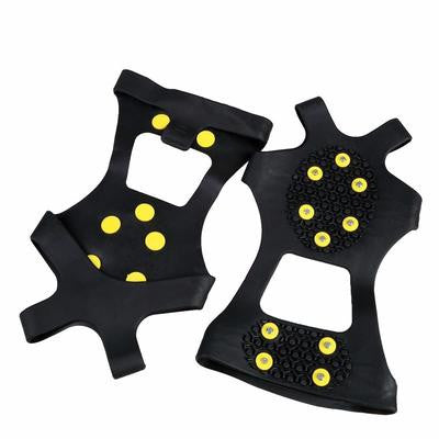 One-pair Over Shoe Studded Snow-Ice Cleats - Accessories for shoes