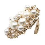 Pearl Gold Round Shoe Clip - Accessories for shoes
