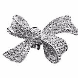 Flower Bow A Grade Rhinestones Shoe Clip - Accessories for shoes