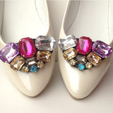 Elegant Multi-Color Crystal Rhinestone Shoes Clip