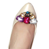 Elegant Multi-Color Crystal Rhinestone Shoes Clip - Accessories for shoes