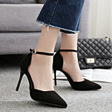 Patent Leather Ankle Shoe Belt Strap
