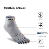 Lightweight Toe Socks - Accessories for shoes