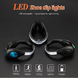 Rechargeable Colorful LED Flashing Light Shoe Clip - Accessories for shoes