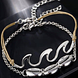 Beach Wave Shell Anklet Bracelet - Accessories for shoes