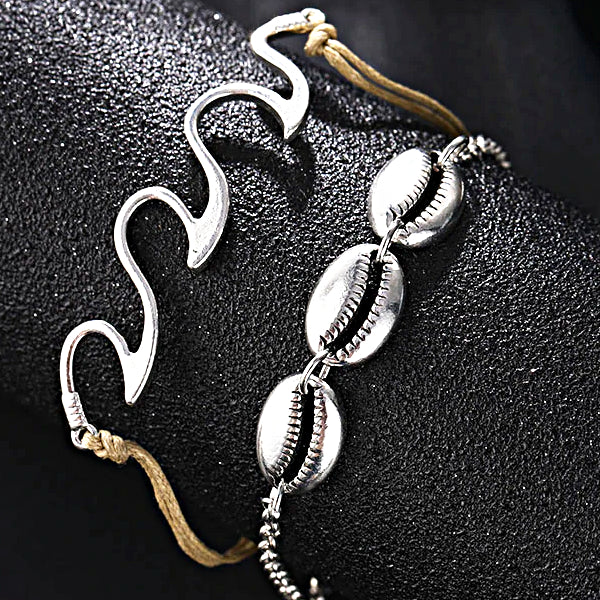 Beach Wave Shell Anklet Bracelet - Accessories for shoes