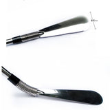 One-pcs 58cm Long Handle Metal Silver Color Shoe Horn - Accessories for shoes