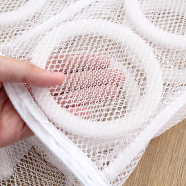 Portable Laundry Storage Organizer Mesh Shoes Bag - Accessories for shoes
