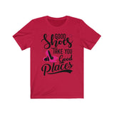 Good Shoes Good Places Tee Style1 (Font Black) - Accessories for shoes