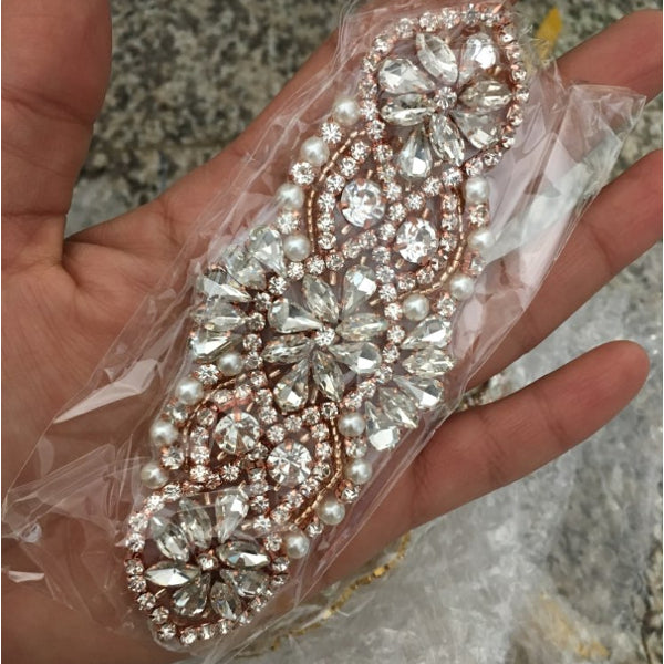 Handmade Rhinestones Appliques Patch - Style1 - Accessories for shoes