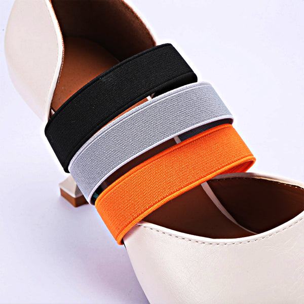 Solid Color Elastic Shoe Band - Accessories for shoes