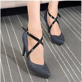58cm Women Shoe Decoration Cross-tie Belt Strap - Accessories for shoes