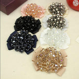 Clear Rhinestone Crystal Shoes Decoration Bow - Accessories for shoes