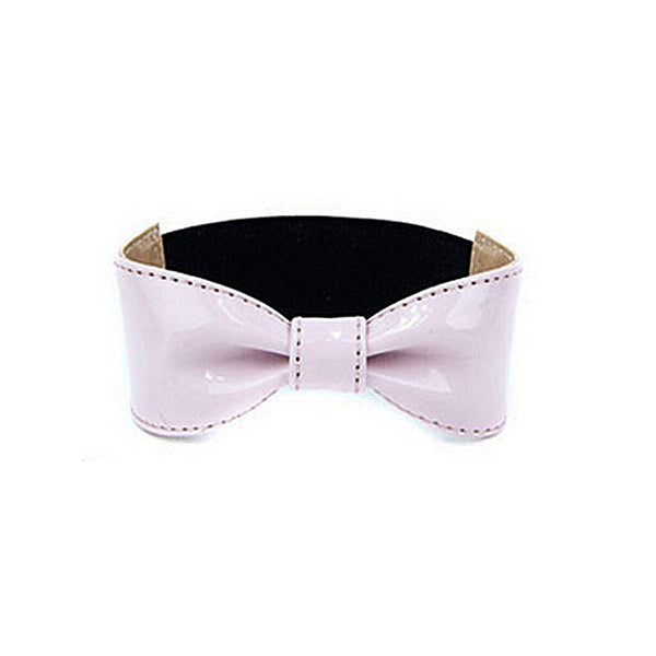 Detachable PU Leather Bow Shoe Strap Band - Accessories for shoes