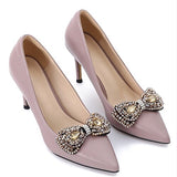 Elegant Crystal Bowknot - Accessories for shoes