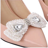 Elegant Crystal Bowknot - Accessories for shoes