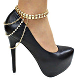 Metal Punk Diamond Tassel Chain - Accessories for shoes