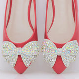 Crystal Butterfly Bow-knot Shoe Decoration - Glue On - Accessories for shoes