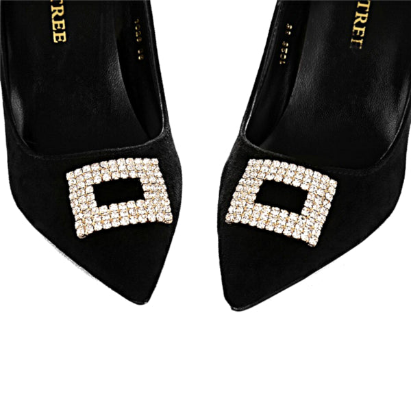 Crystal Rectangle Shoe Buckle - Accessories for shoes