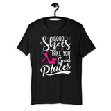 Good Shoes Good Places Tee Style1 (Font White) - Accessories for shoes