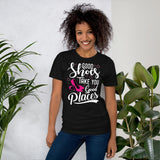 Good Shoes Good Places Tee Style1 (Font White) - Accessories for shoes