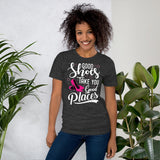 Good Shoes Good Places Tee Style1 (Font White) - Accessories for shoes