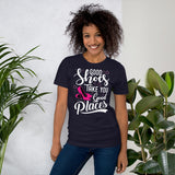 Good Shoes Good Places Tee Style1 (Font White) - Accessories for shoes