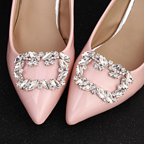 Elegant Square Decorative Shoe Buckle - Accessories for shoes