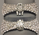 Crystal Bow Rhinestone Shoe Clip - Accessories for shoes