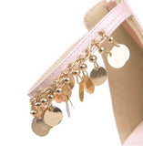 Golden Plated Silicone Ankle Chain - Accessories for shoes