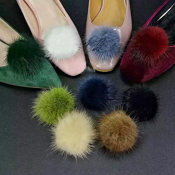 Elegant Pompom Shoe Clip - 5cm - Accessories for shoes