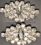 Navette Break Rhinestone Shoe Clip