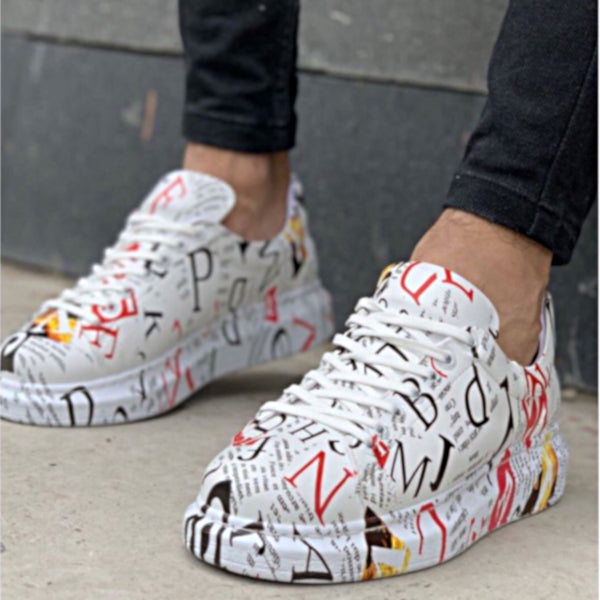 Custom Newsprint Sneakers - Unisex - Accessories for shoes
