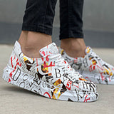 Custom Newsprint Sneakers - Unisex - Accessories for shoes