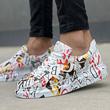 Custom Newsprint Sneakers - Unisex - Accessories for shoes