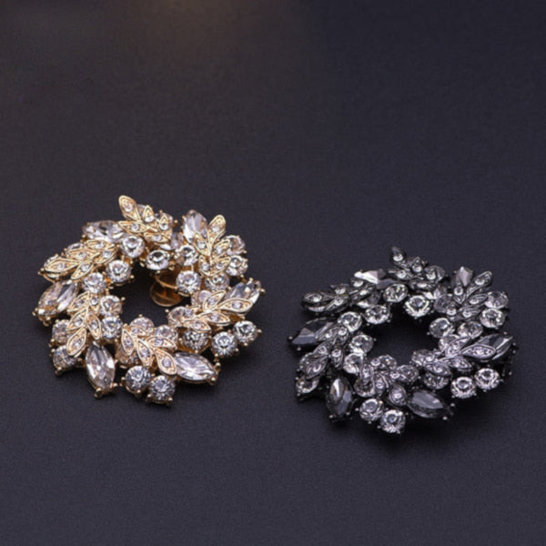 Rhinestone Ring Shaped Shoe Clip - Accessories for shoes