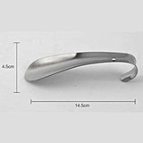 15cm Professional Silver Shiny Metal Shoe Horn - Accessories for shoes