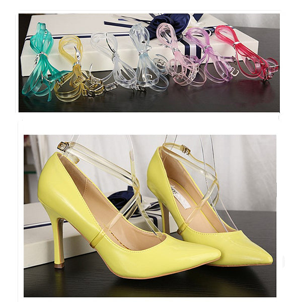 High Quality Elastic Transparent Ankle Shoes Strap - Accessories for shoes