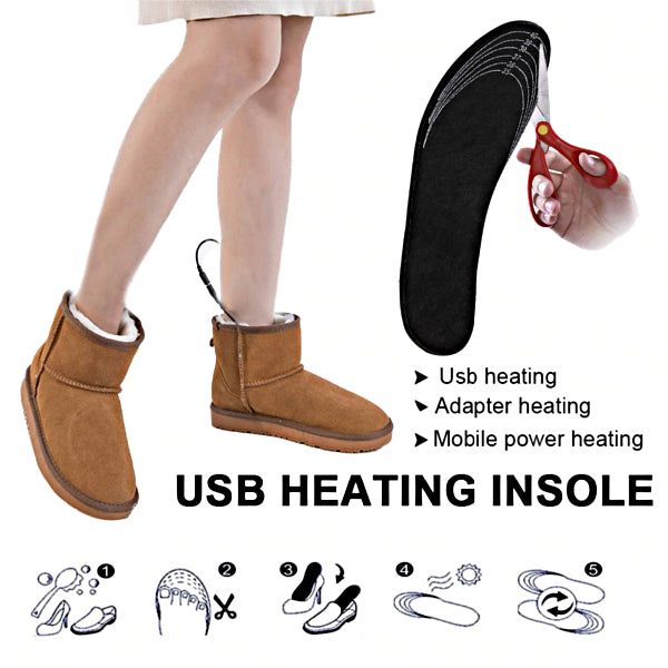 USB Electric Powered Heated Insoles - Accessories for shoes