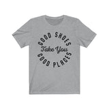 Good Shoes Good Places Tee Style2 (Font Black) - Accessories for shoes