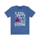 Good Shoes Good Places Tee Style1 (Font White) - Accessories for shoes