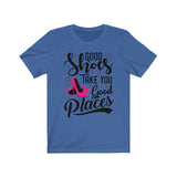 Good Shoes Good Places Tee Style1 (Font Black) - Accessories for shoes