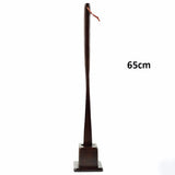 One-pcs Mahogany Craft Wedge Wooden Shoe Horn - Accessories for shoes