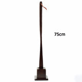 One-pcs Mahogany Craft Wedge Wooden Shoe Horn - Accessories for shoes