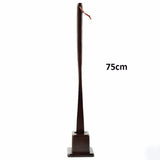 One-pcs Mahogany Craft Wedge Wooden Shoe Horn - Accessories for shoes